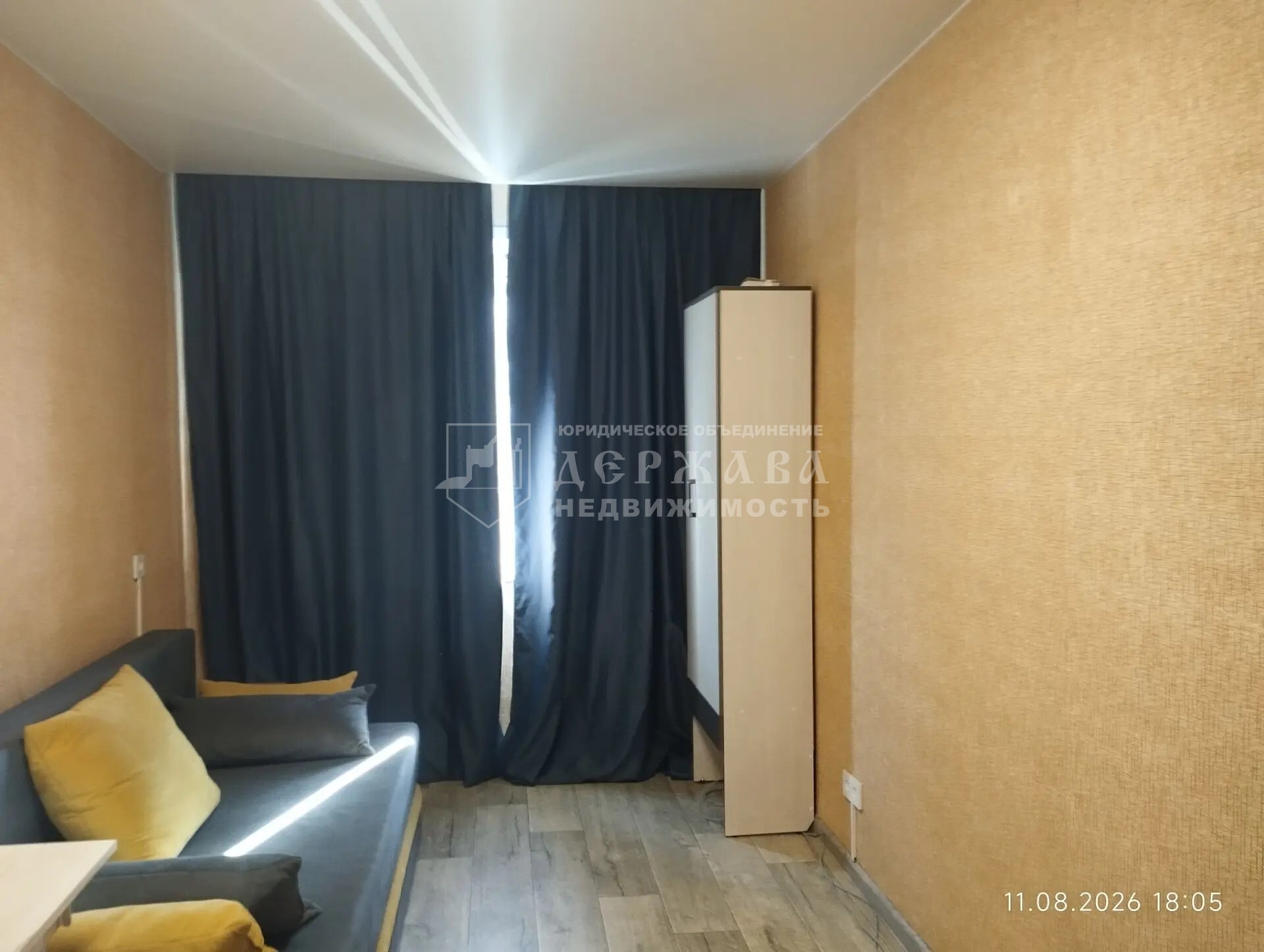 1-комнатная квартира, 18 м², Московский проспект,27