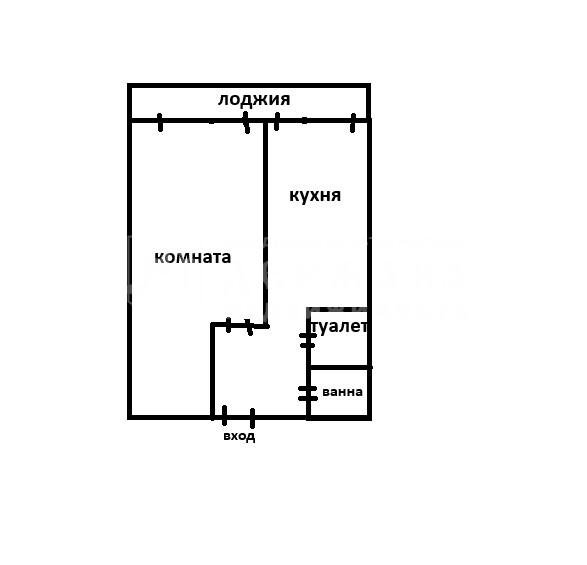 1-комнатная квартира, улица Кирова 31