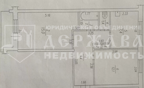 2-комнатная квартира, проспект Победы 36А
