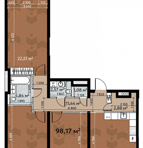 4-комнатная квартира, 1