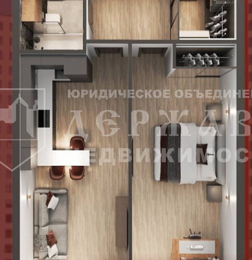 1-комнатная квартира, Октябрьский проспект 32Ак1