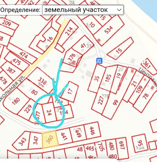 Земельный участок, Центральная улица 31Б