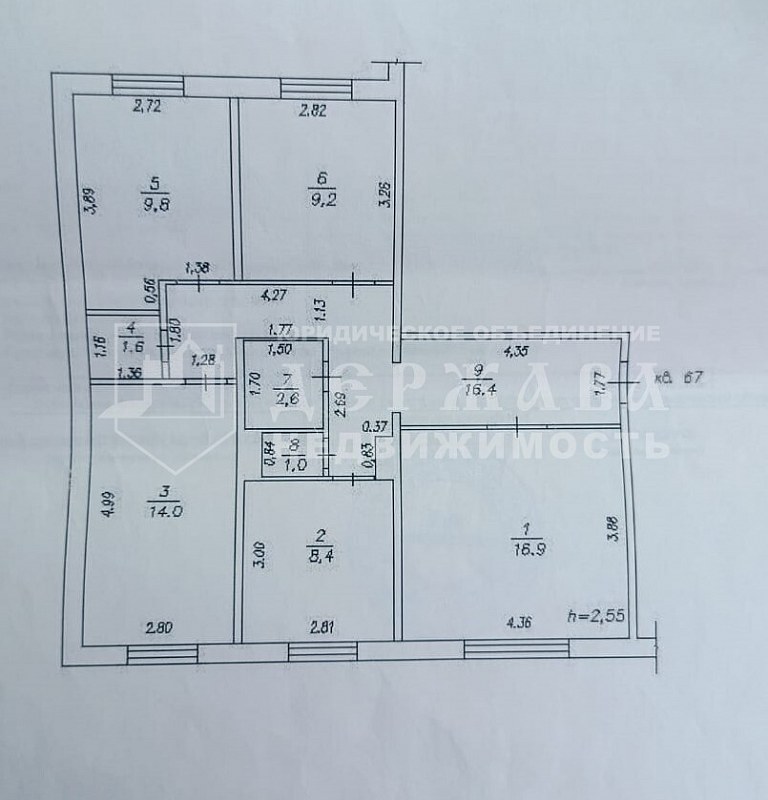 4-комнатная квартира, проспект Ленина 58