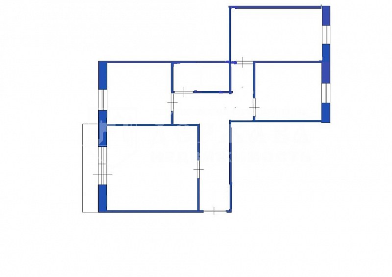 3-комнатная квартира, улица Пирогова,11/2